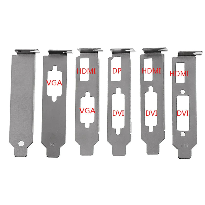 Low Profile Bracket Adapter DVI HDMI VGA – Half-Height GPU