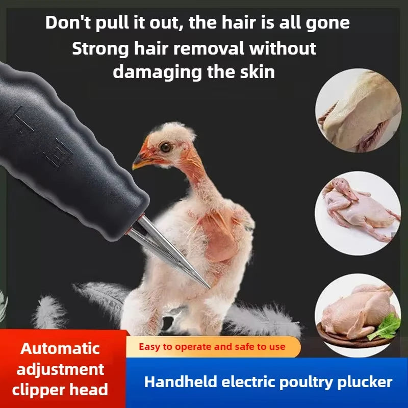 Multifunctional Automatic Handheld Household Electric Poultry Hair Removal Machine For Chicken Duck And Goose Peaceful Pleasures Health and Wellness