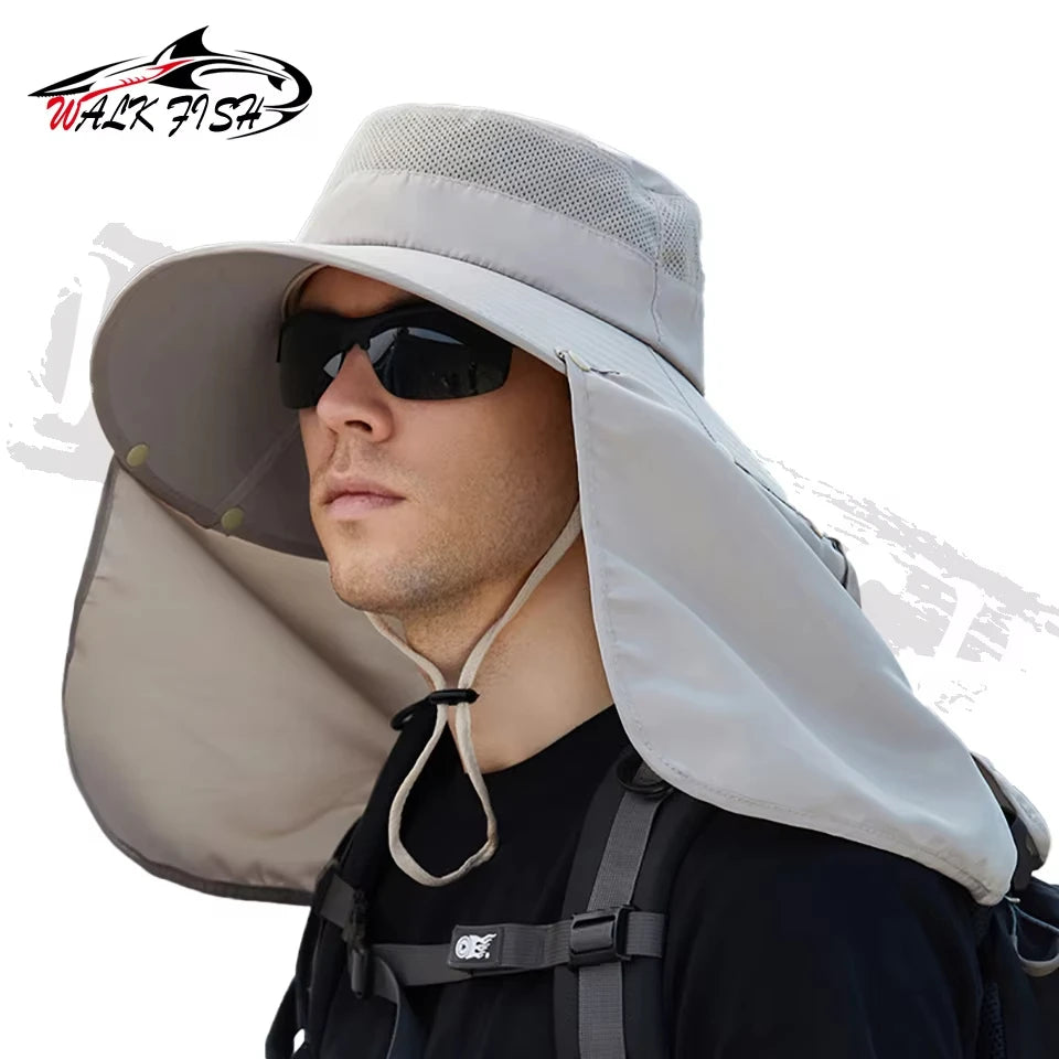 Summer Fishing Cap with UV Protection & Waterproof Mesh Peaceful Pleasures Health and Wellness