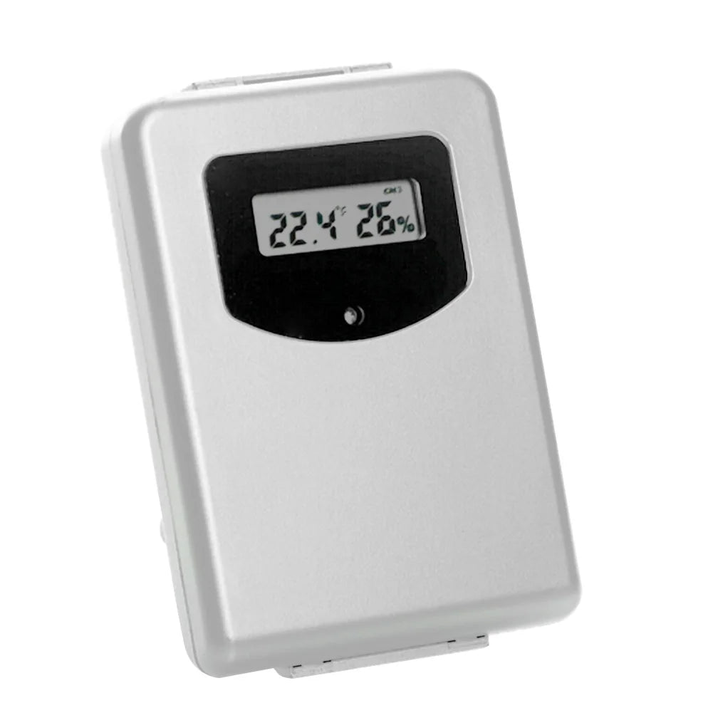 Digital Wireless Thermometer Sensor Remote Forecast Temperature Humidity Indoor Peaceful Pleasures Health and Wellness