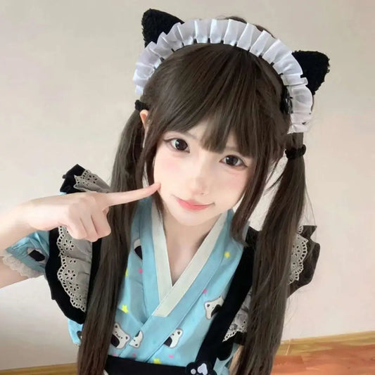 Cat Ear Headband – Japanese Lolita Cosplay Hair Hoop Cosplay Hair Headband Oasis Select