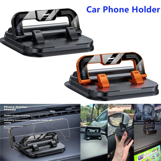 2-in-1 Dashboard Car Phone Holder with 360° Rotation & Number Plate Car Phone Mount Peaceful Pleasures Health and Wellness
