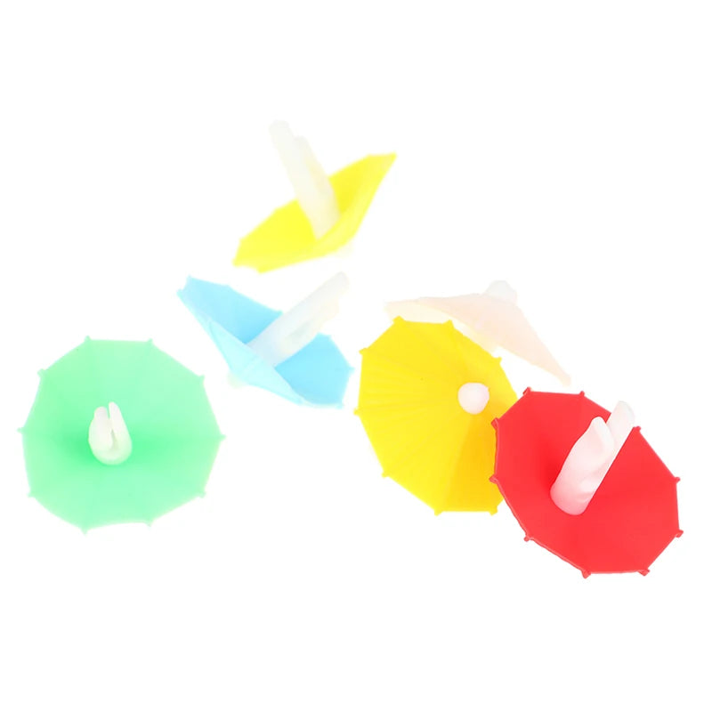 Silicone Wine Glass Markers & Drink Charms – 6 Pack