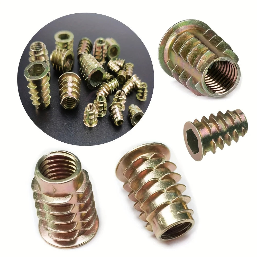 Thread Inserts Wooden Furniture Nut Combination Tool Bolt Fastener