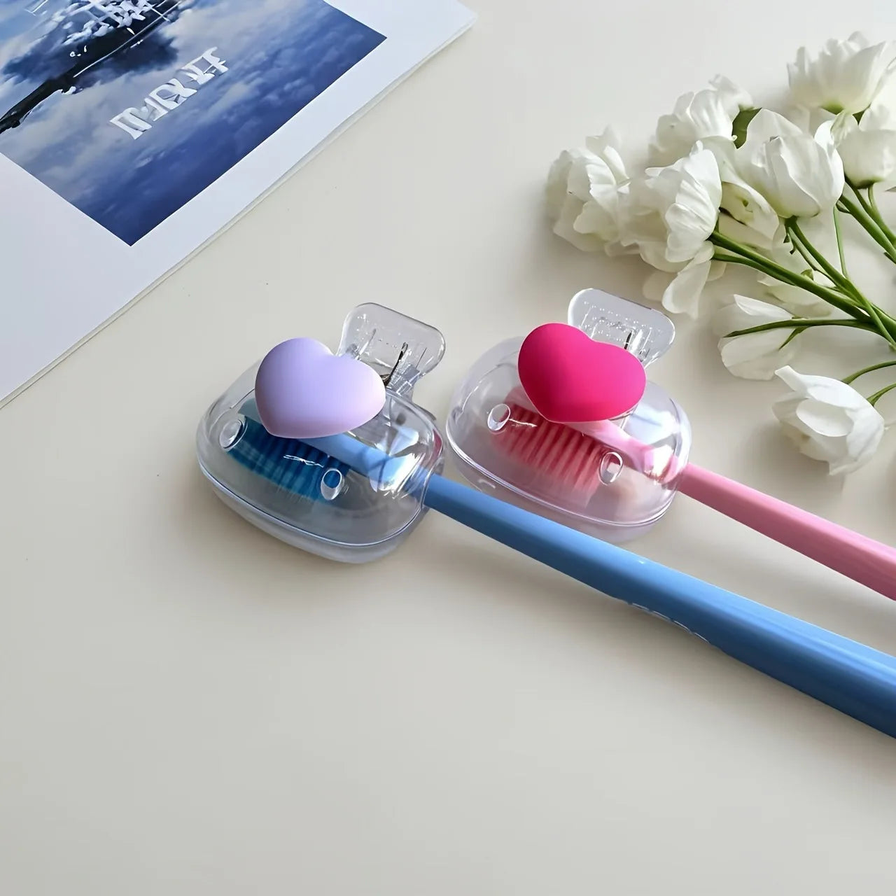 Clip-On Toothbrush Cover Caps | Travel Protector, Manual & Electric