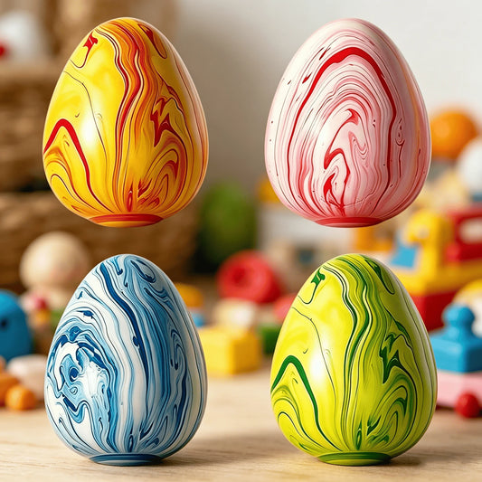 Squishy Egg Fidget Toy – Slow Rising Squeeze Sensory Ball Fidget Squeeze Toy Peaceful Pleasures Health and Wellness