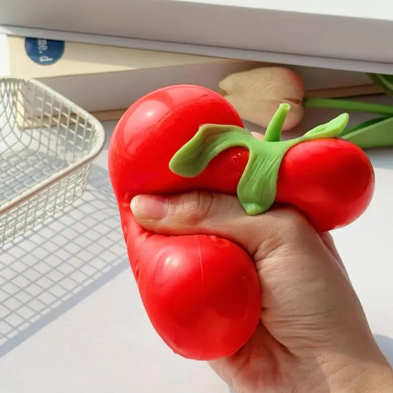 Strawberry Squeeze Toy – Slow Rebound Stress Relief Fidget Ball