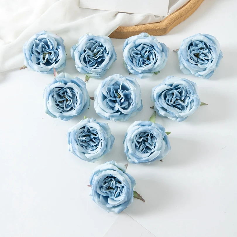 Artificial Silk Peony Flower Heads 5/15Pcs – Wedding & Home Decor
