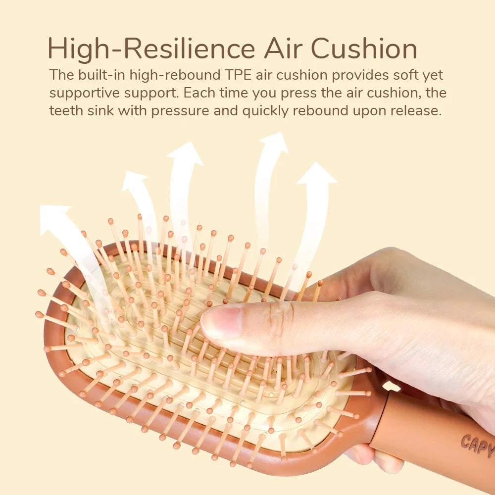 Cartoon Airbag Cushion Comb – Detangling & Anti-Static for Girls