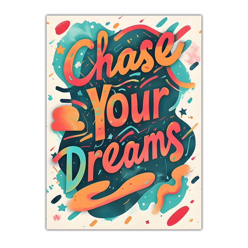 Nordic Motivational Quote Canvas Wall Art | Colorful Print Canvas Wall Print Peaceful Pleasures Health and Wellness 03 20x25cm No Frame China Mainland