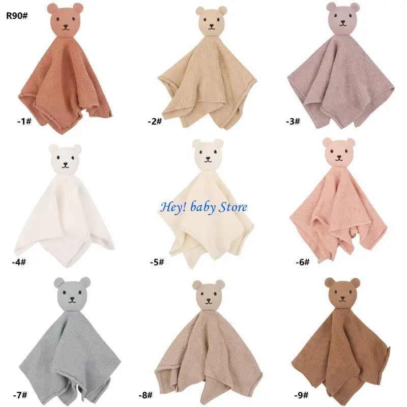 Baby Bear Snuggle Comforter Blanket | Soft Cotton Soothe Towel