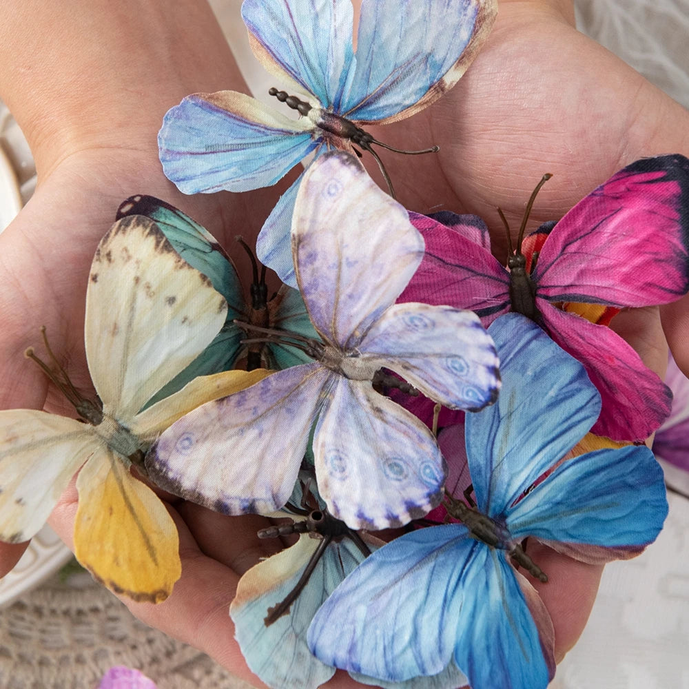 Artificial Fluorescent Butterfly Decorations 20/40 PCS – DIY