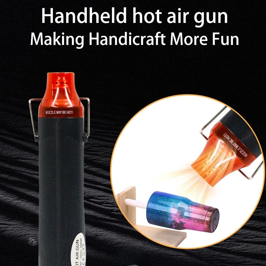 Portable Hot Air Gun 220V/110V – Shrink Wrap, DIY & Craft