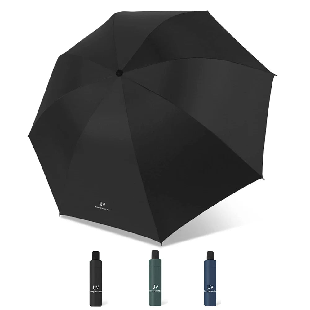 Compact Folding Travel Umbrella – UV Protection & Windproof