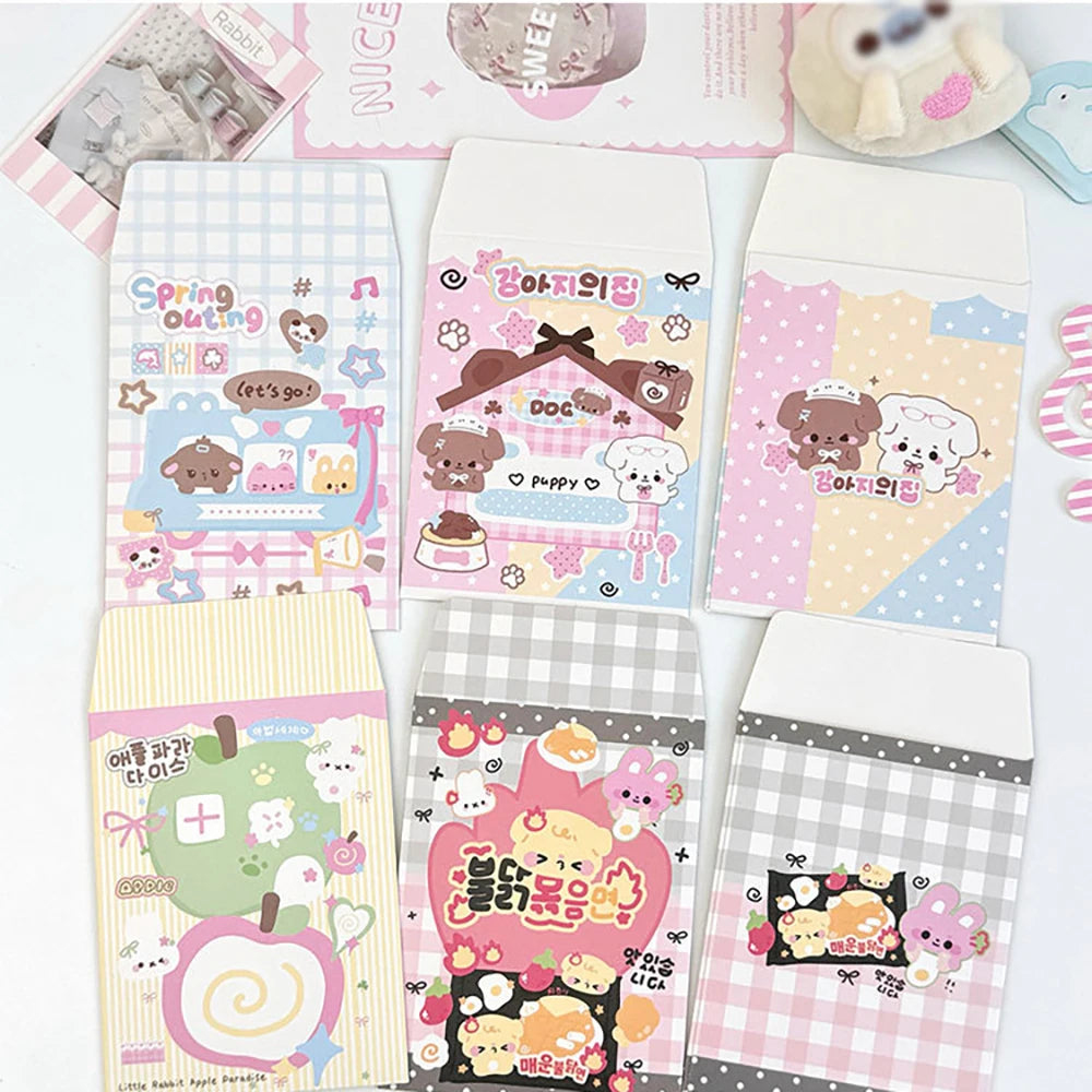5 Small Card Sleeve Envelope Bag High-value Kraft Paper Ins Packaging