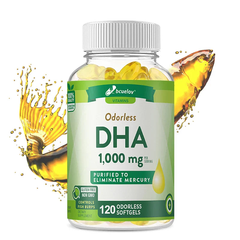 Bcuelov High Potency DHA Capsules – Brain & Cognitive Support