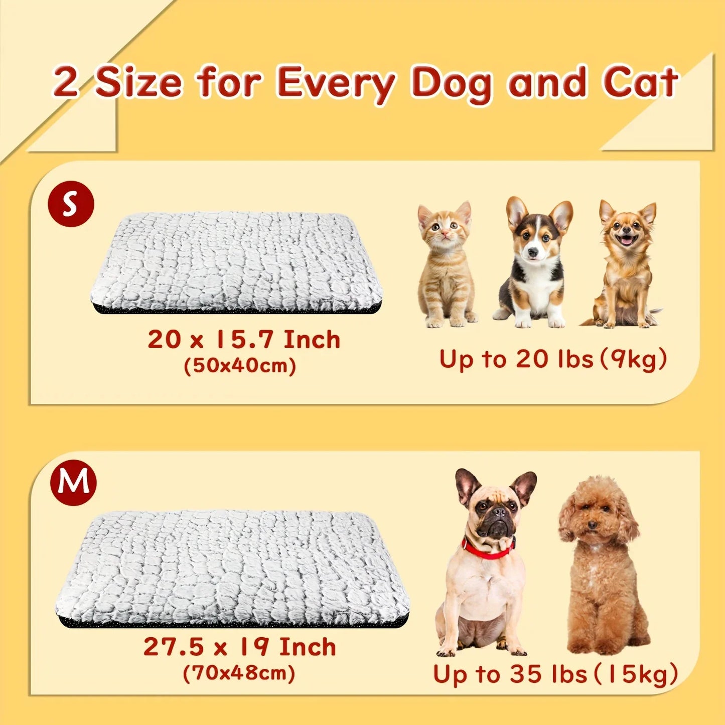 Self-Warming Cat Bed | Thermal Pet Mat – No Electricity