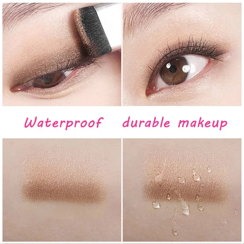 2-Color Gradient Eyeshadow Stick | Matte Shimmer Waterproof