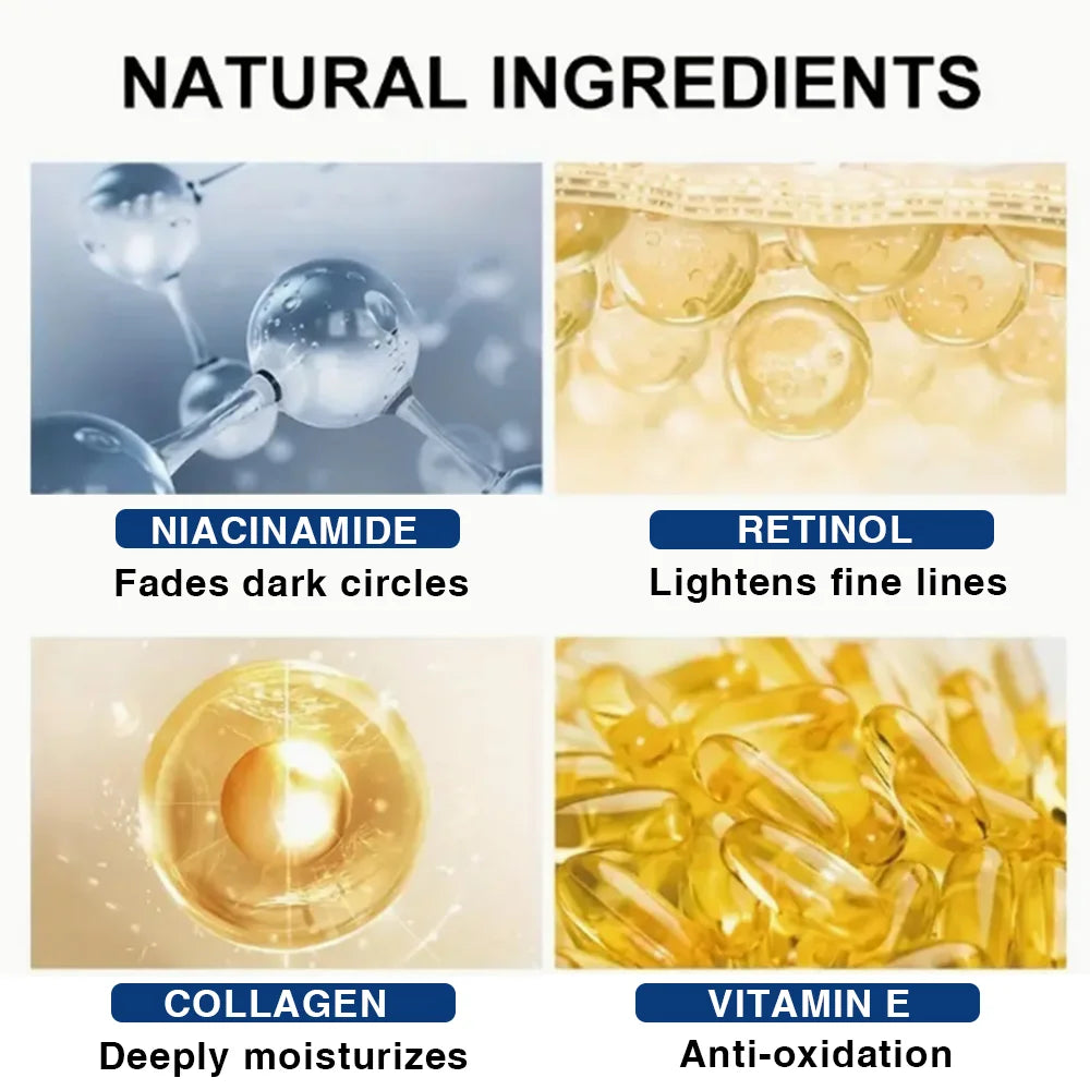 Collagen Retinol HyaluronicAcid Facial Cream Anti Aging Firming Lifting Fade Fine Lines Whitening Moisturizing Brightening Skin Peaceful Pleasures Health and Wellness