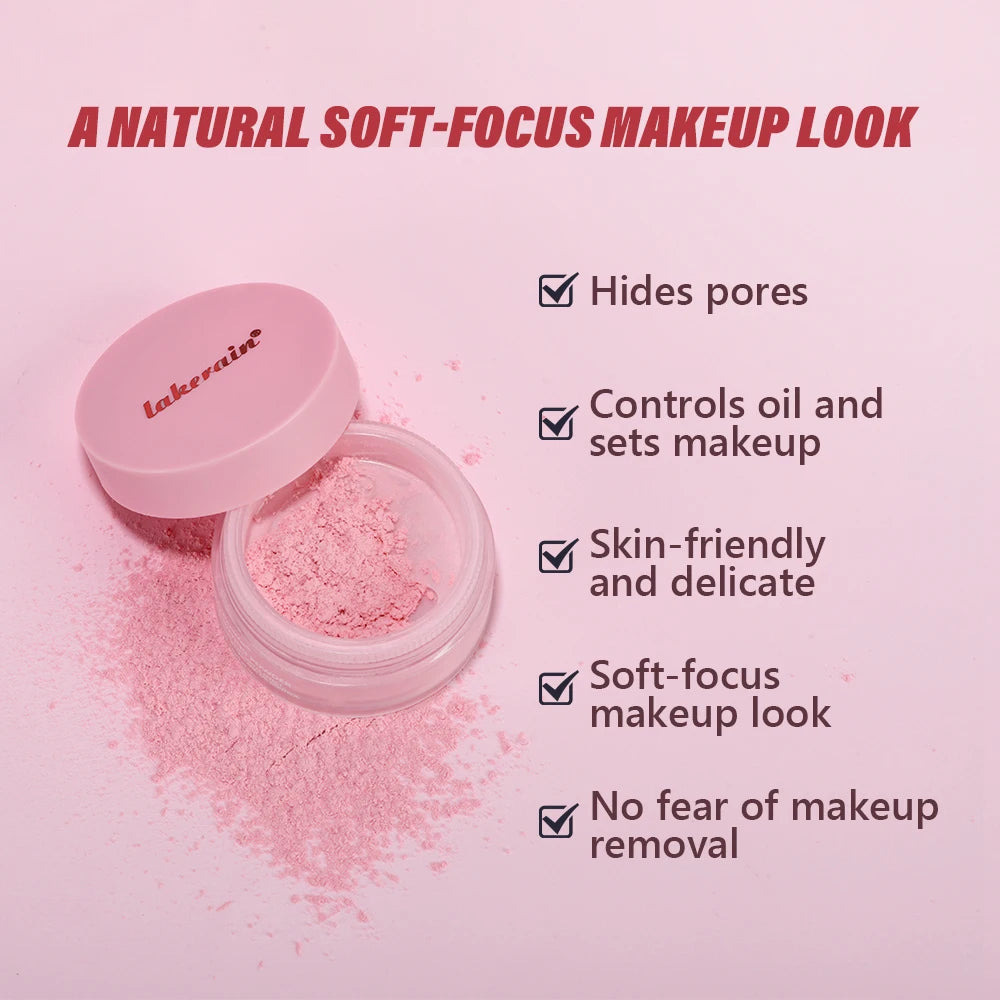 Oil Control Setting Powder Spray Set Matte Base Makeup Control Oil Waterproof Make-up Fixer Spray Hide Pores Setting Powder Peaceful Pleasures Health and Wellness