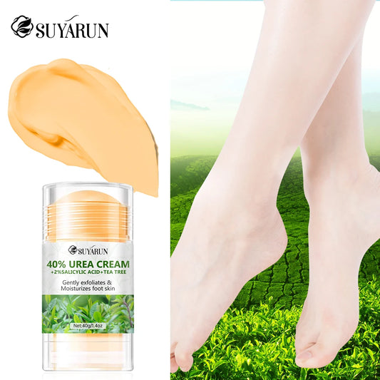 SUYARUN Salicylic Acid Urea Tea Tree Stick - Anti-Blemish, Exfoliating Foot & Face Care, Dead Skin Removal, Moisturizing. Peaceful Pleasures Health and Wellness