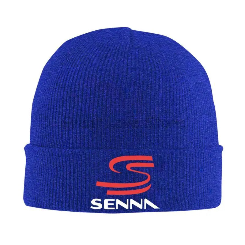 Ayrton Senna Print Beanie | Unisex Warm Winter Skull Cap