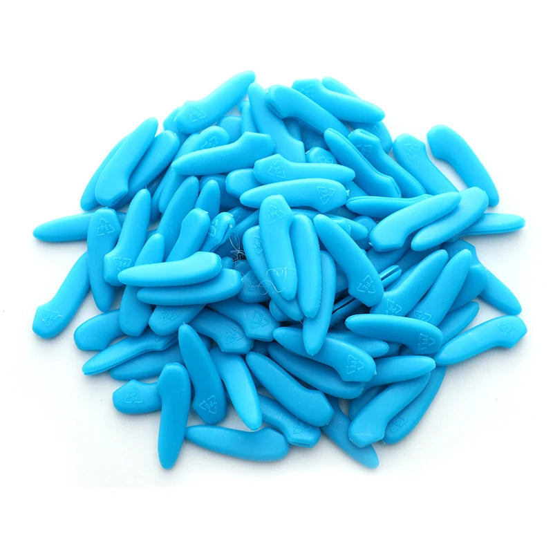 100-Pack Knife Tip Covers – Safety Blade Protective Caps Knife Safety Caps Peaceful Pleasures Health and Wellness Blue