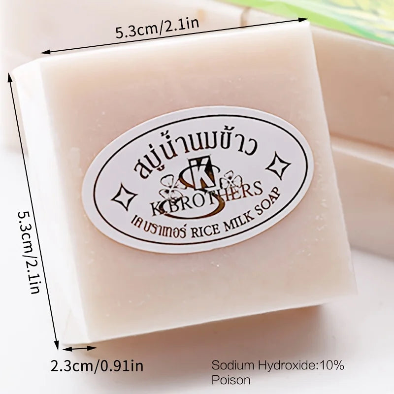 Milk & Rice Essential Oil Handmade Soap – Deep Cleanse 60g