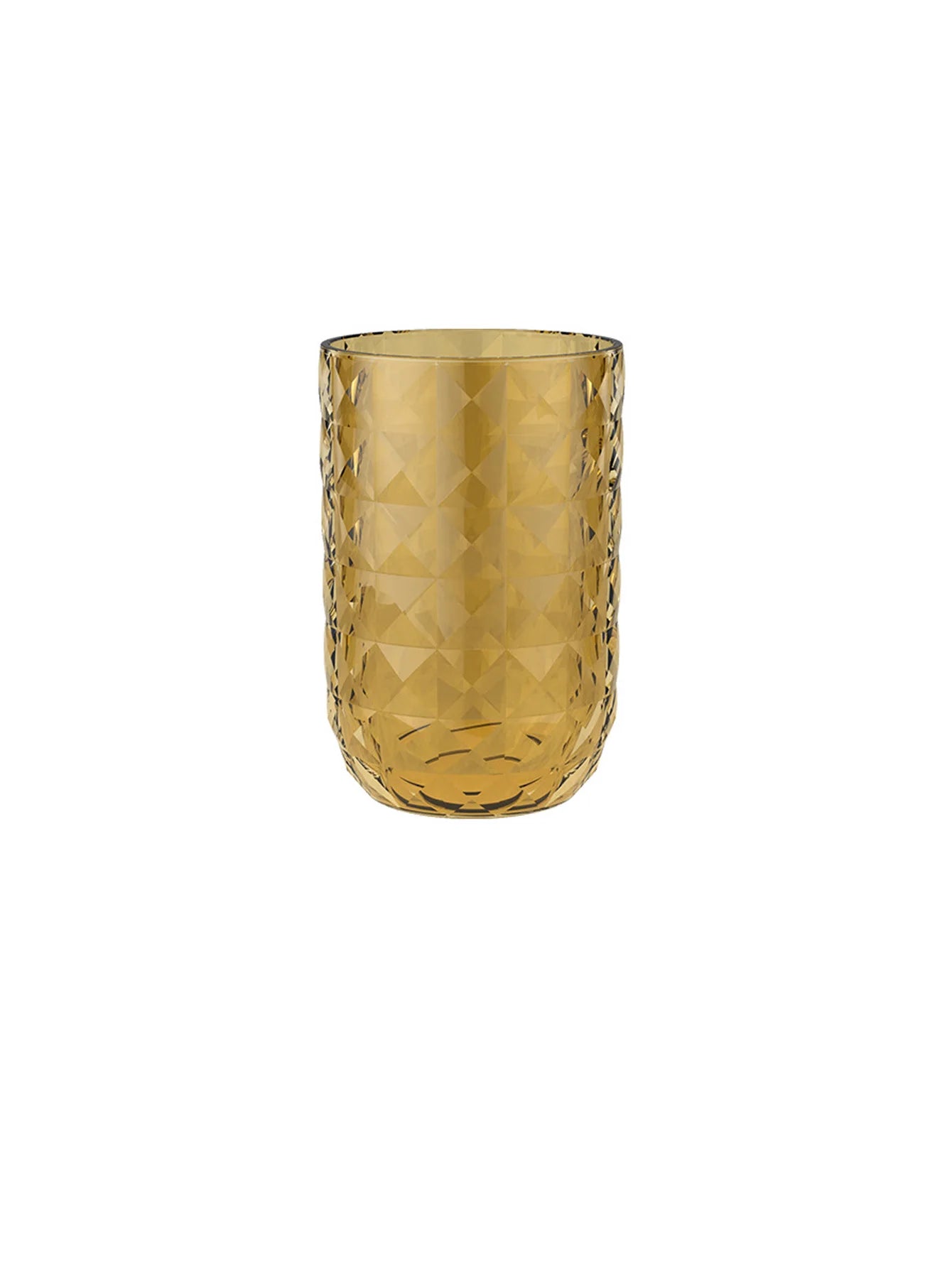 1Pcs Bathroom Cup Toothbrush Holder Stylish Geometric Design Mouthwash cup Perfect for Couples Easy to Clean & Enhances Decor Peaceful Pleasures Health and Wellness Yellow