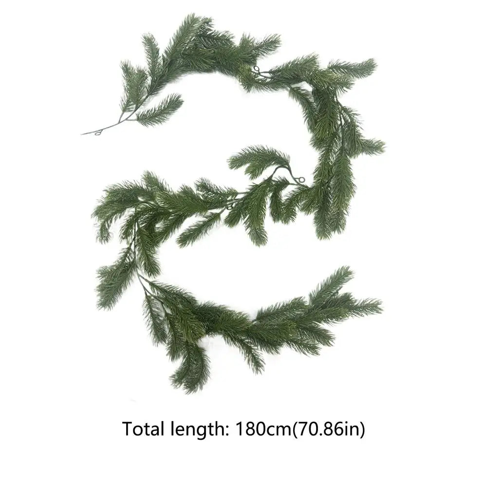 Real Touch Christmas Pine Garland | Norfolk Pine Holiday Decor
