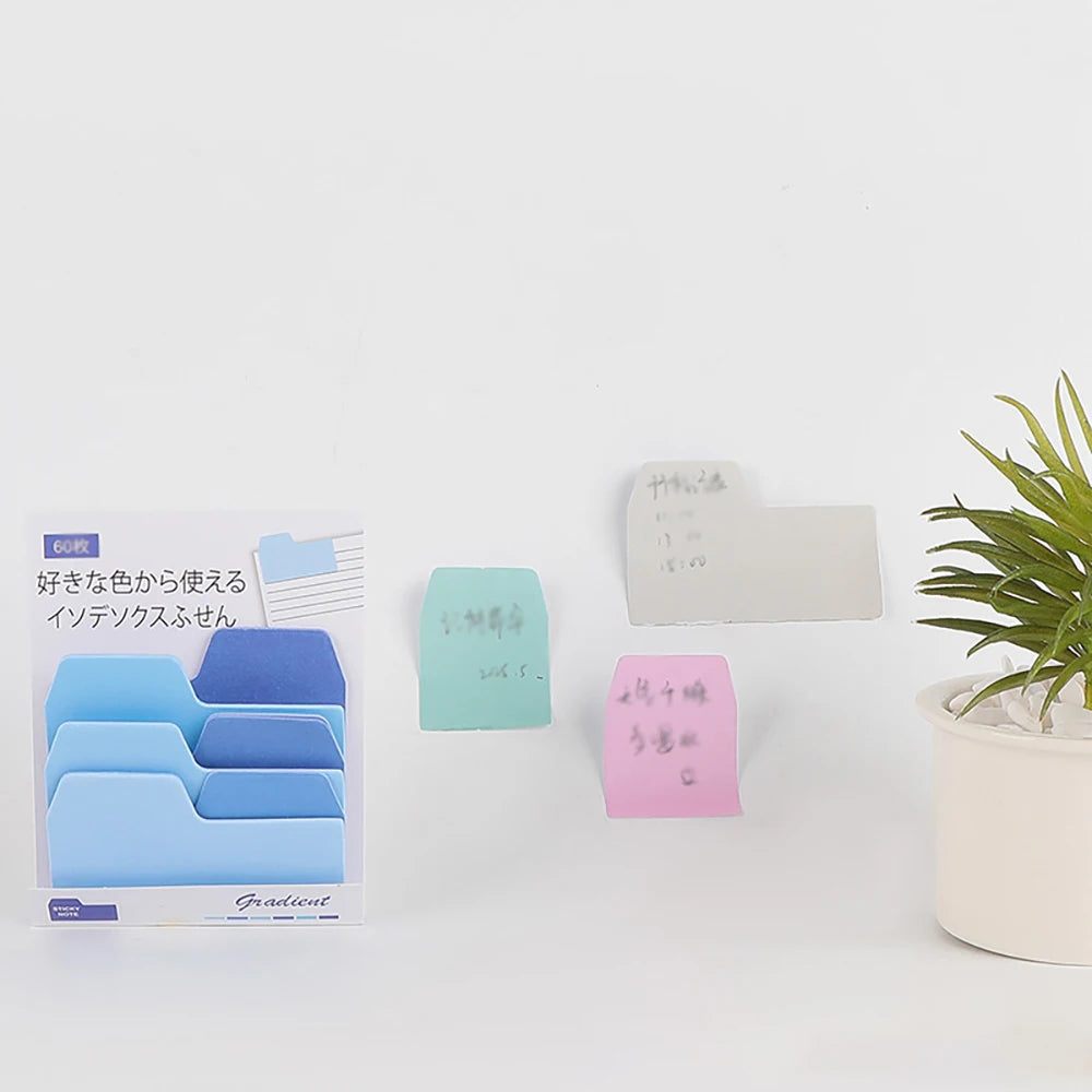 Colorful Gradient Index Stickers Creative Multi-color Office Account