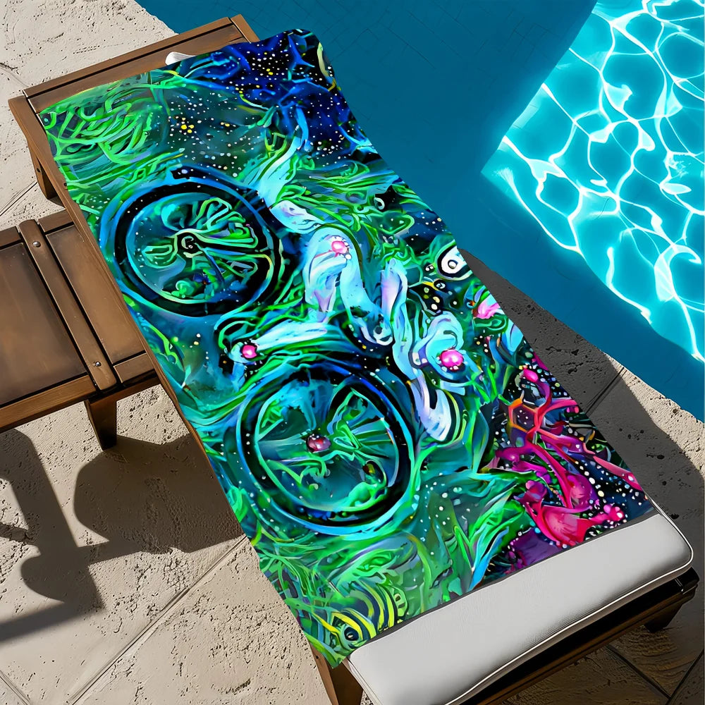 LSD 1943 Albert Hofmann Quick-Dry Beach Towel | Travel & Gym