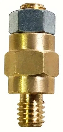 Heavy-duty Brass Battery Terminal Connectors 3/8-16 Threaded Seamless Installation for Assorted Car Series Safe Connection Peaceful Pleasures Health and Wellness 1set 2pcs