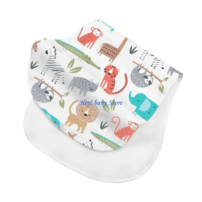 Soft Absorbent Baby Burp Cloths – Newborn Feeding & Teething Bibs