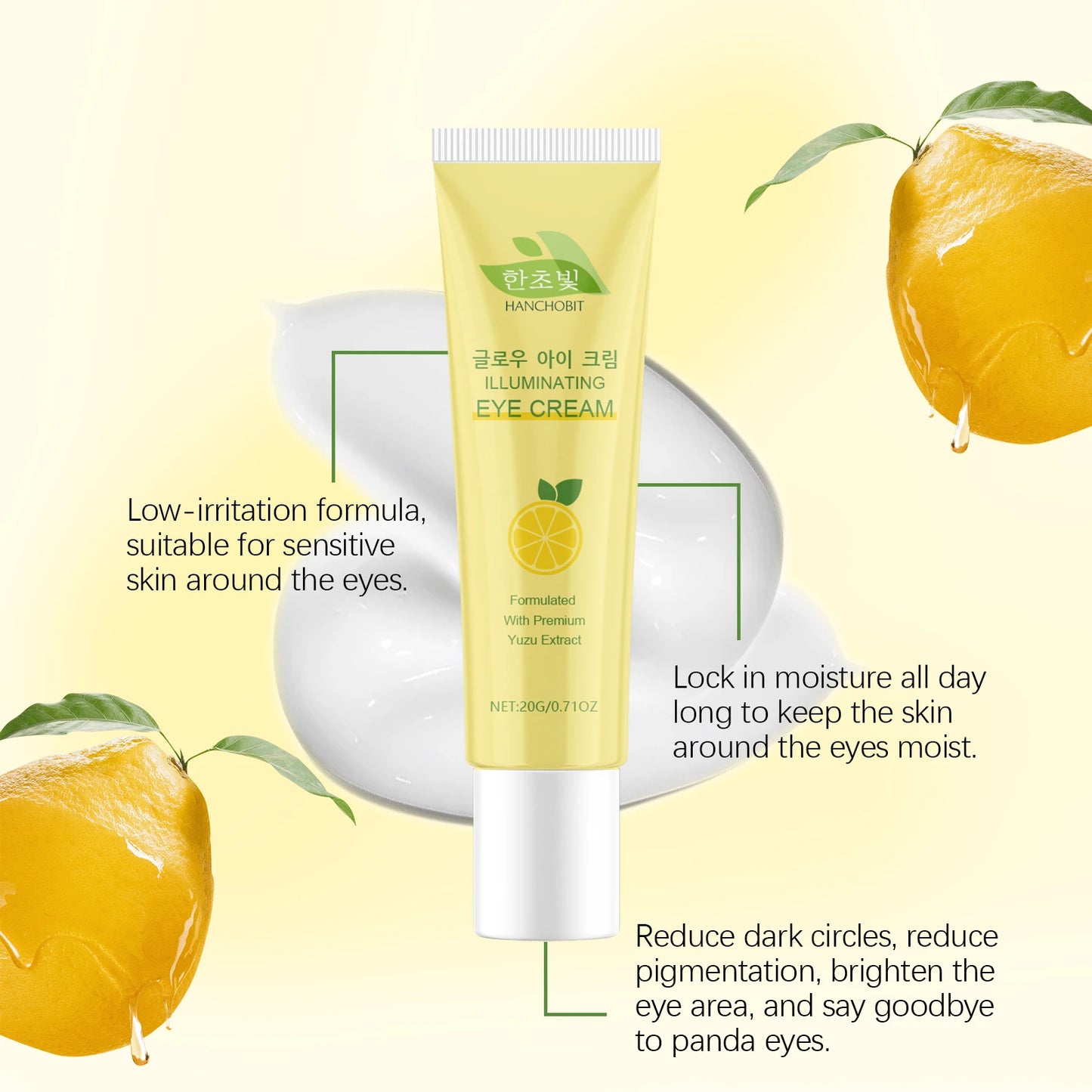 Hanchobit Firming Eye Cream – Hydrates & Reduces Fine Lines