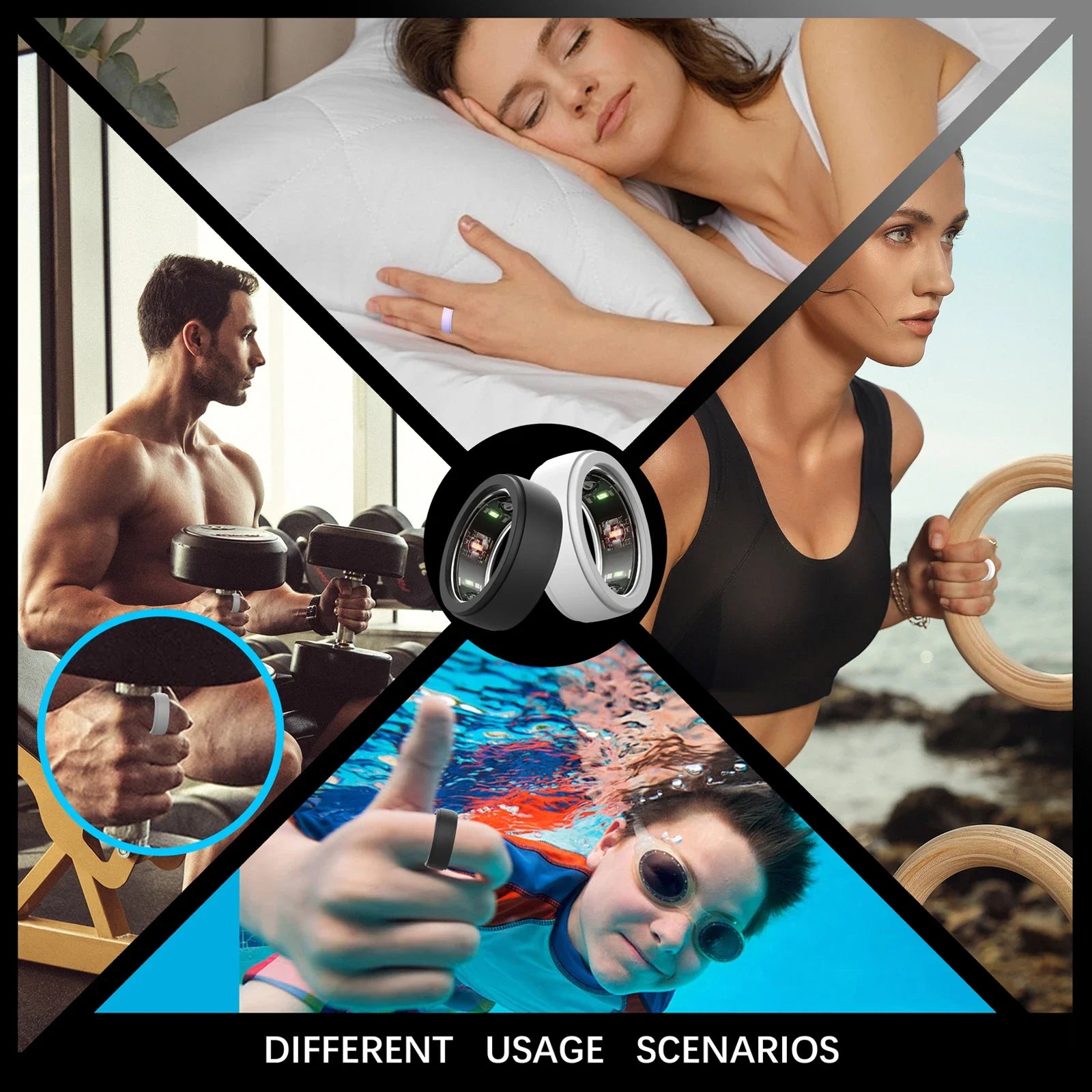 Ring Protector Universal Print Pattern Silicone Shell At Any Time To Protect Against Bumps and Damage Accessories Silicone Cover Peaceful Pleasures Health and Wellness