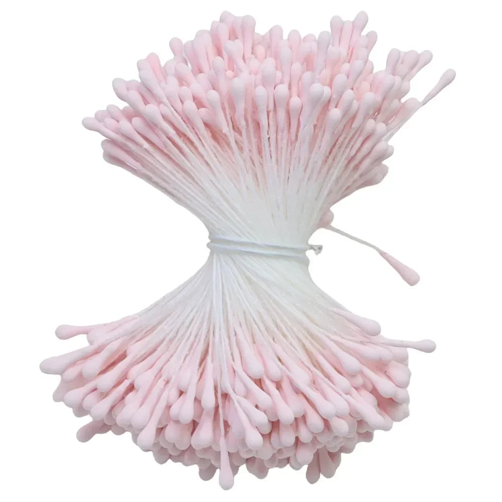 400pcs 2mm Moulti Options Artificial Flower stamen Mini Pearl Floral pistil For Wedding Party Home Decoration DIY Accessories Peaceful Pleasures Health and Wellness