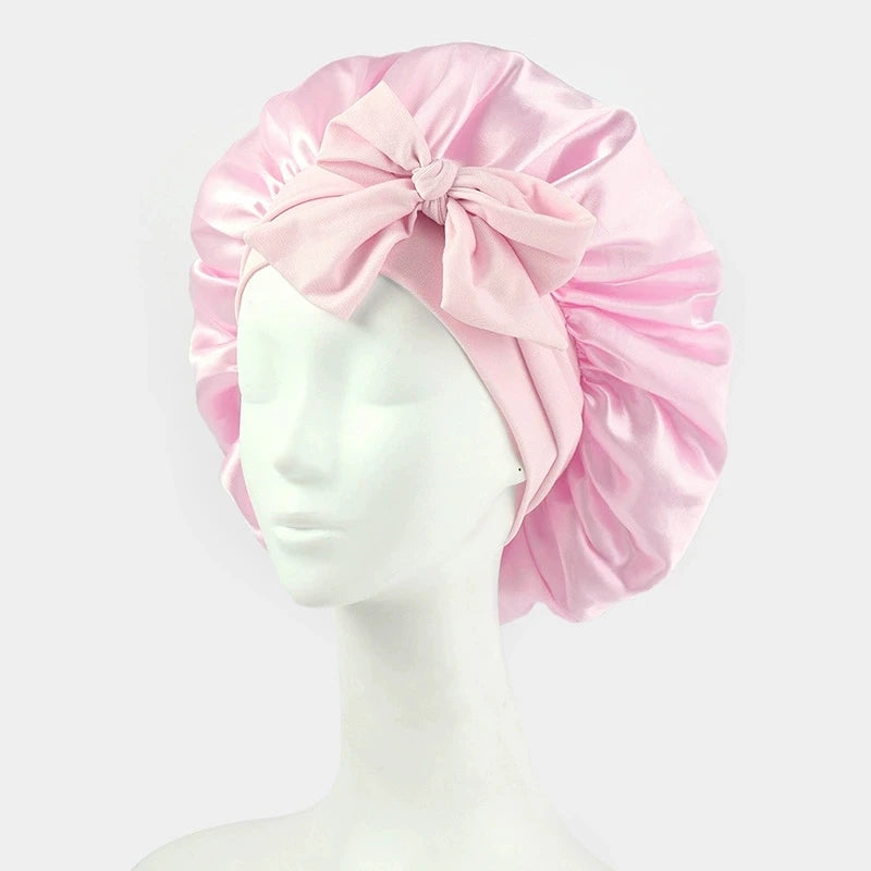 Satin Sleep Cap Night Bonnet for Women & Men – All Hair Types