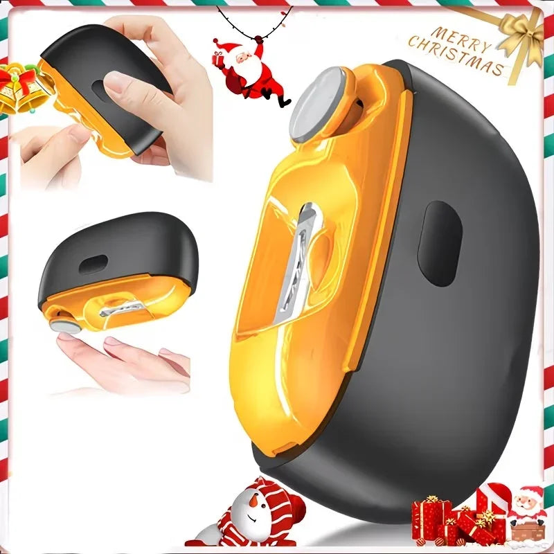 Rechargeable Electric Nail Clipper 2-in-1 Polisher & Grinder