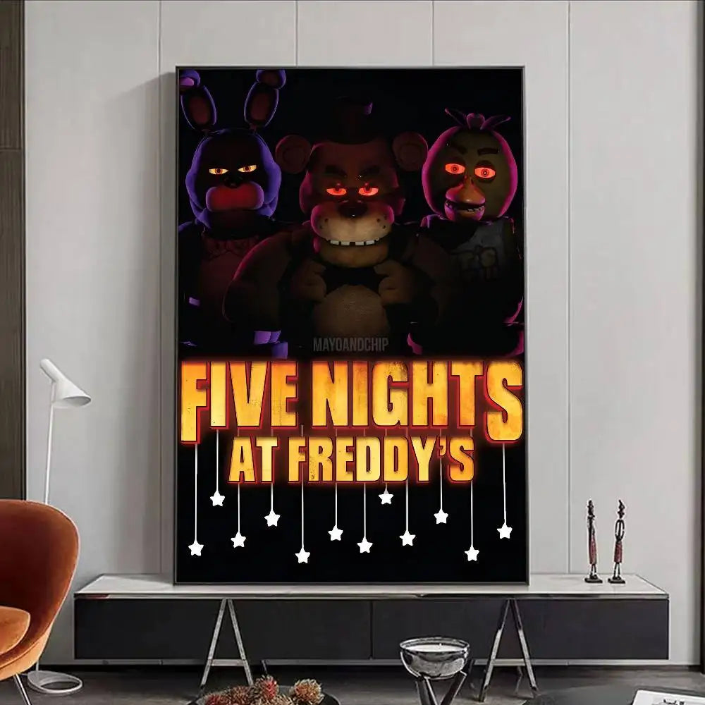 FNAF Five Nights at Freddy's Ultimate Group Poster | Waterproof Wall Art Poster Peaceful Pleasures Health and Wellness z7 15X20cmNoframe