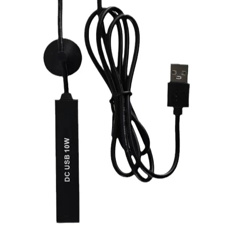 USB Mini Aquarium Heater – 75mm Metal Heating Rod for Fish Tank