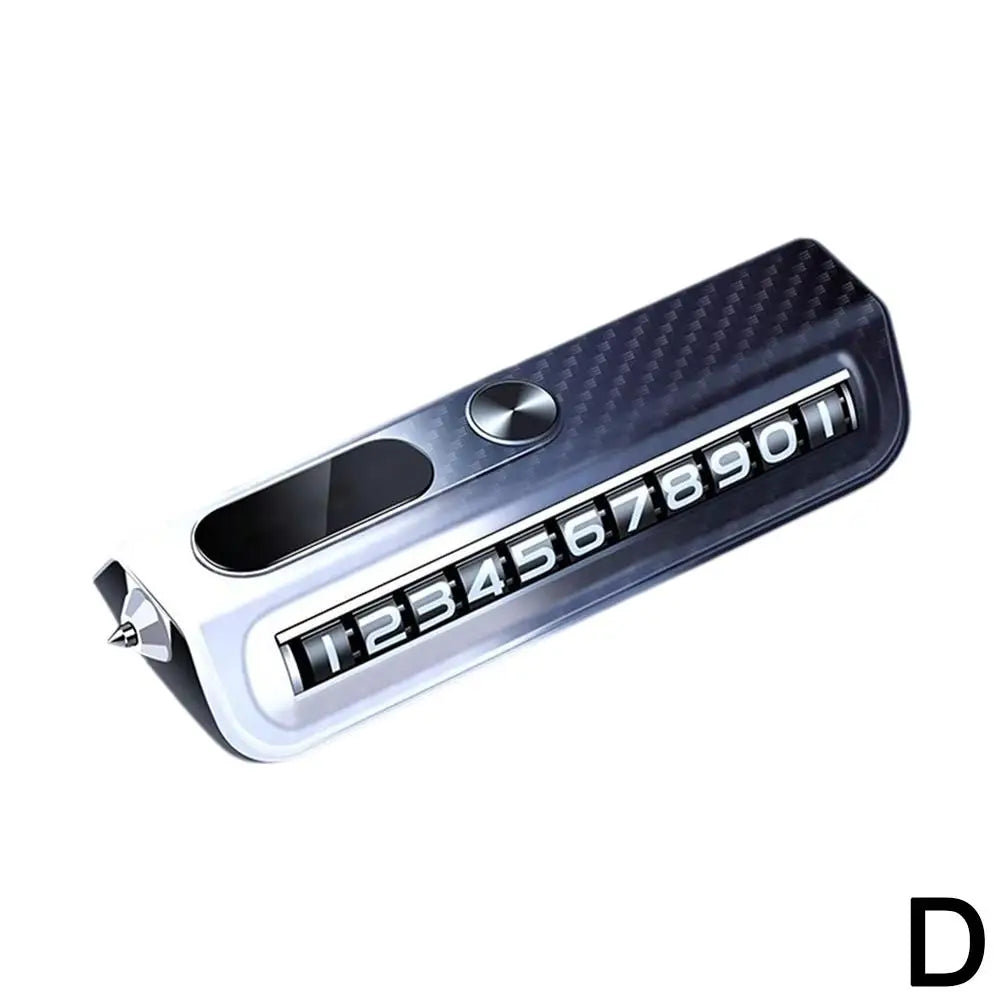 2-in-1 Auto Parking Sign and Window Breaker Tool Peaceful Pleasures Health and Wellness D
