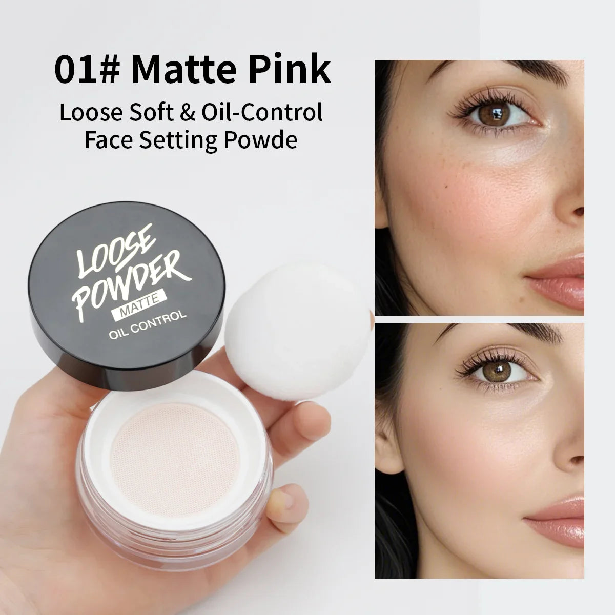 Hello Kiss Translucent Matte Setting Powder – Oil Control