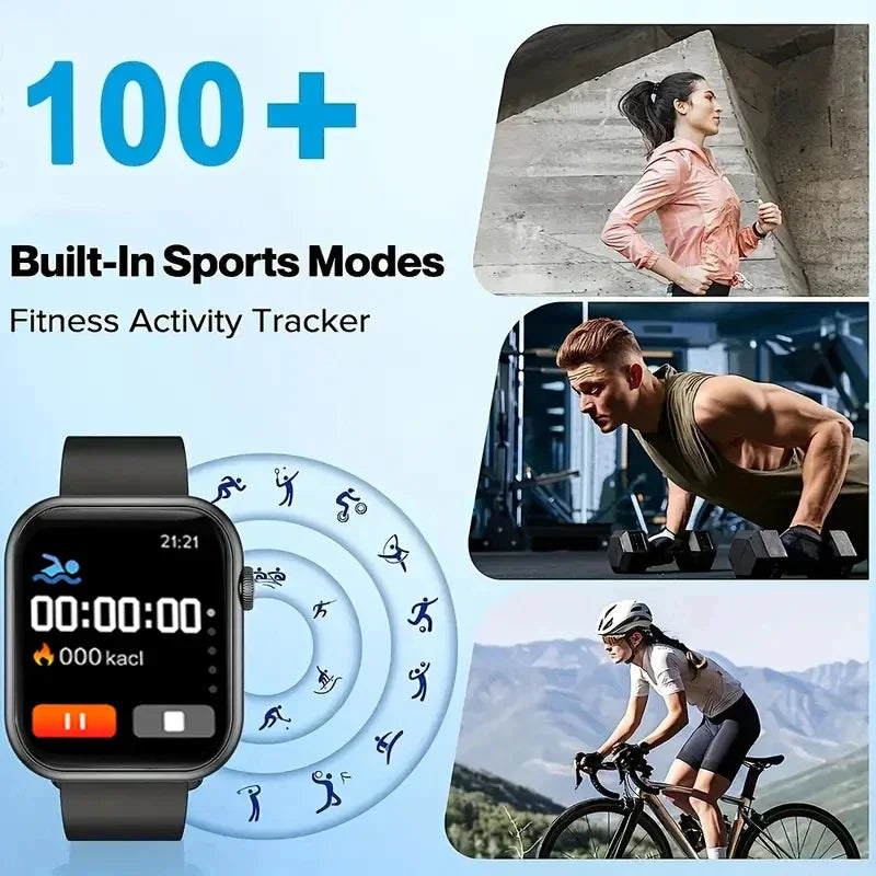 COTAUL i8 Smartwatch 1.73" Bluetooth Call Fitness Tracker