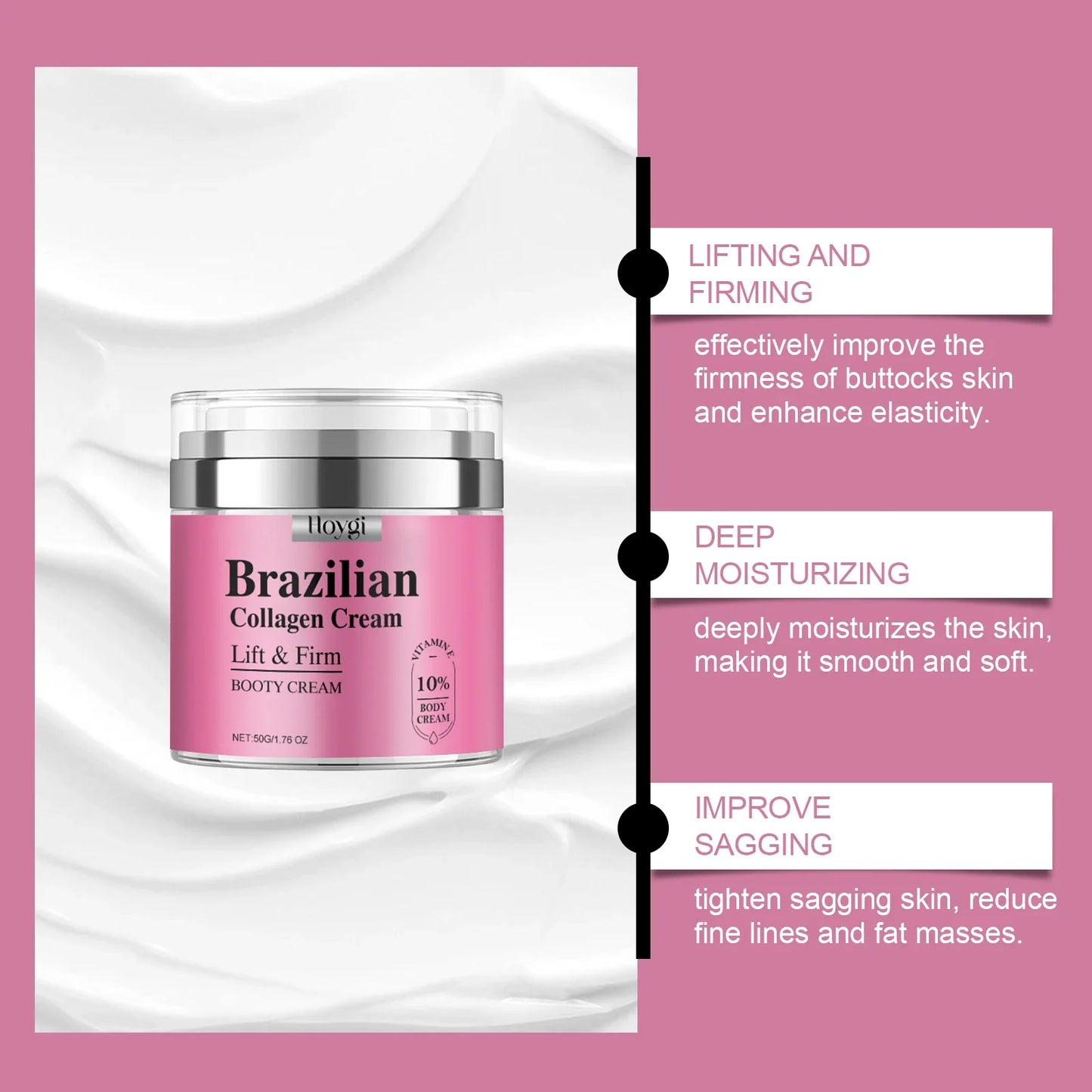 Hoygi Hip Firming Cream – Lift, Tighten & Shape Buttocks