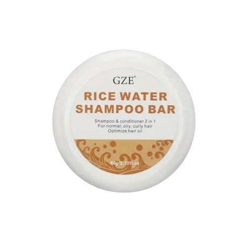GZE Rice Water Shampoo Bar & Solid Conditioner for Dry Hair