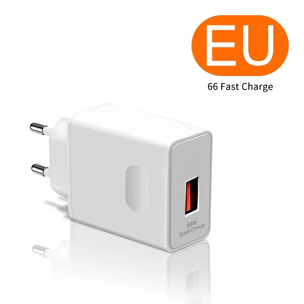 66W Super Fast Charger & 6A USB-C Cable for Huawei Honor
