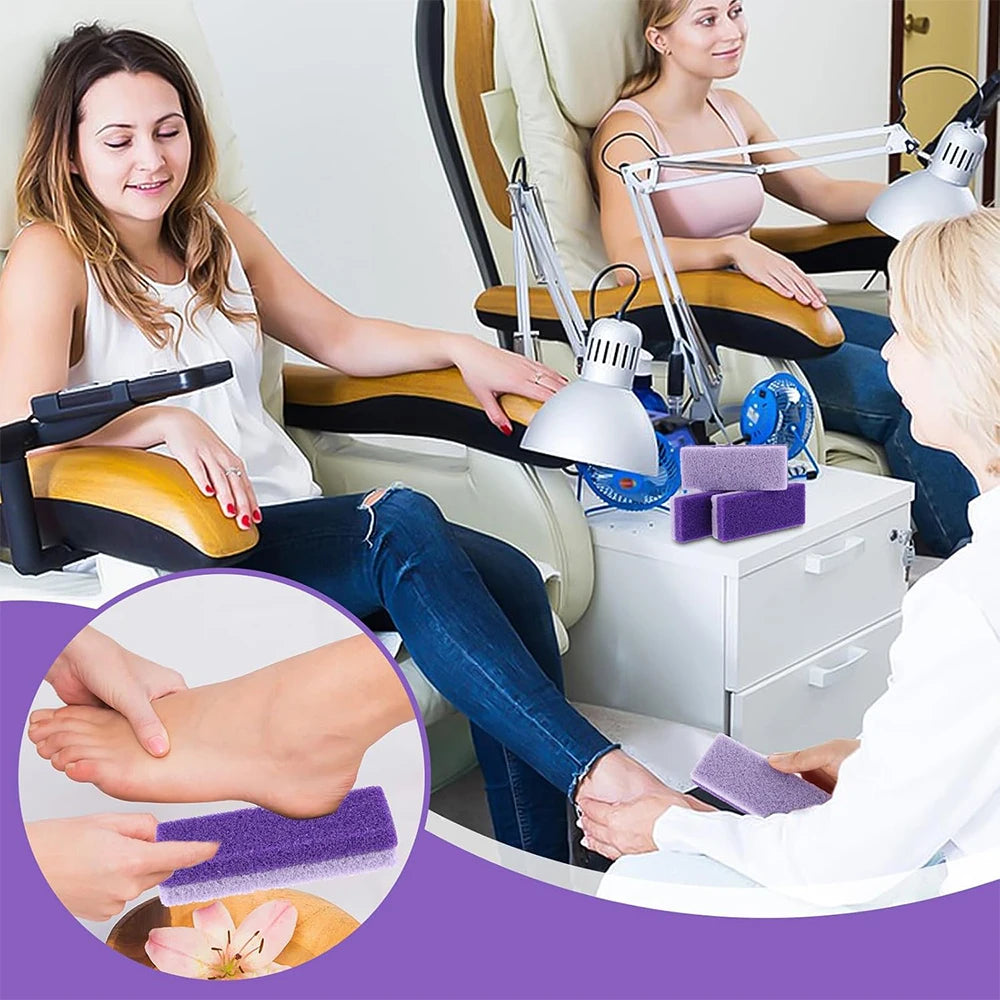 5/10PCS Foot Pumice Stone Foot File Callus Dead Skin Remover Foot Heel Scrubber Smooth Feet In Seconds Pedicure Exfoliator Tool Peaceful Pleasures Health and Wellness