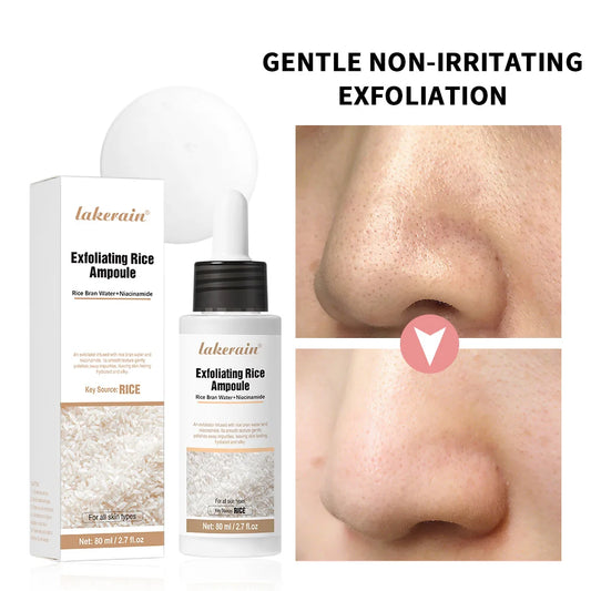 Rice Peeling Ampoule Soft Exfoliating Face and Body Scrub Dead Skin Cells Blackhead Remover for All Skin Types korean skin care Peaceful Pleasures Health and Wellness