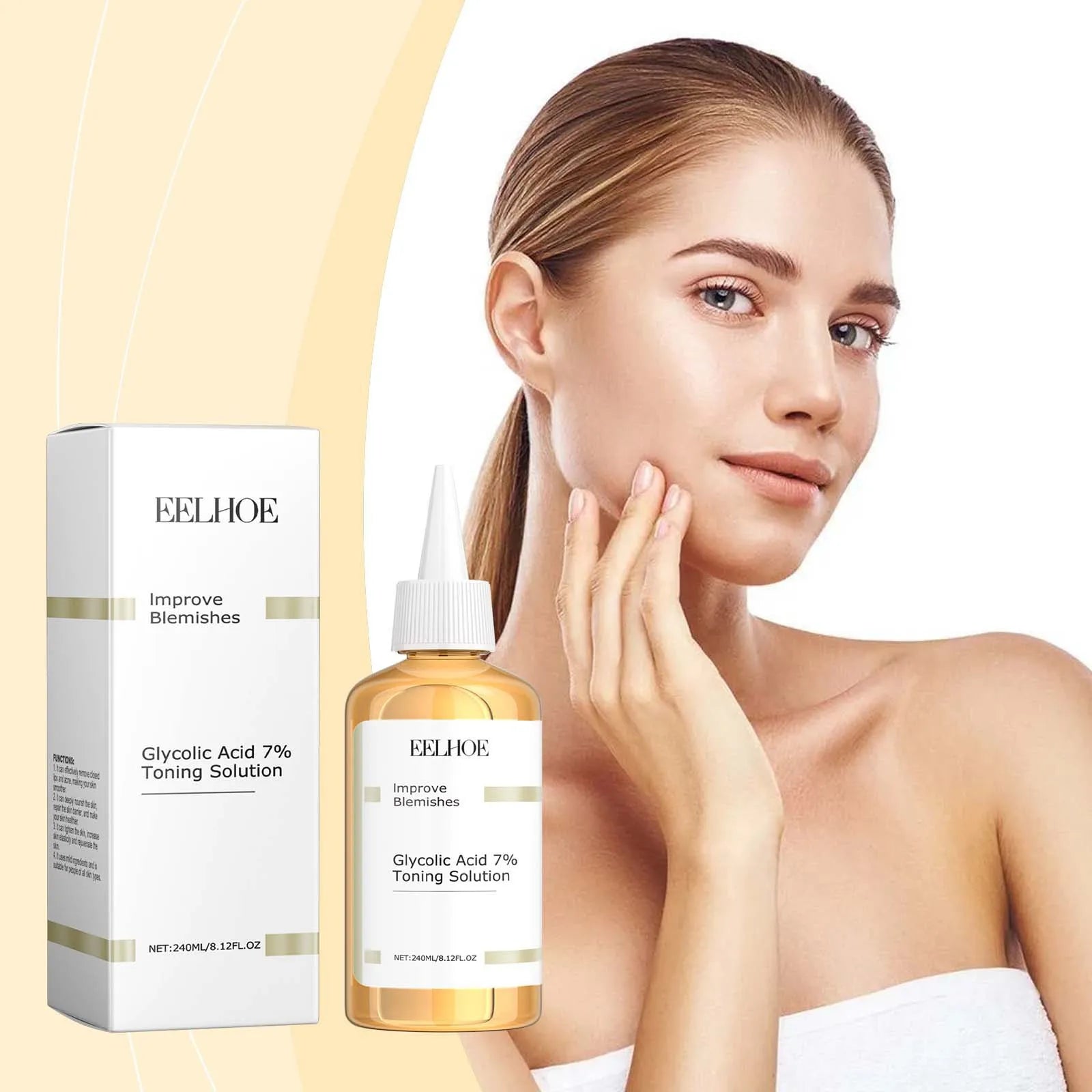 EELHOE Glycolic Acid Toner for Face Skin Care Peaceful Pleasures Health and Wellness